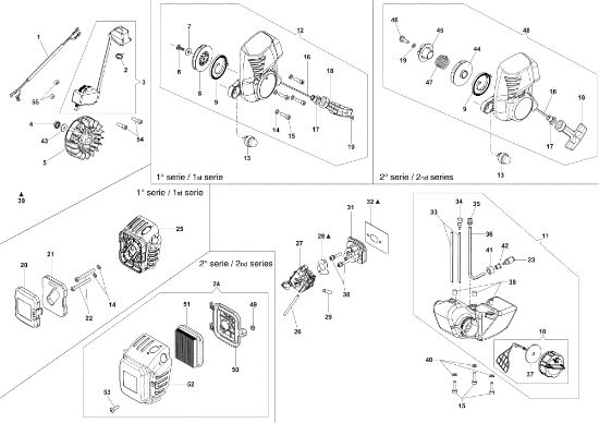 Ignition system TG 2650 XP Hedgetrimmer