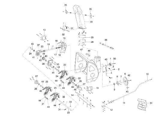 Snow thrower assy ARTIK 56 Snow blower