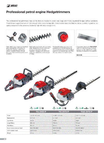  Accessories for hedgetrimmers