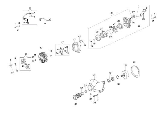 Starter assy DSF 4300 Brushcutter