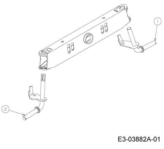 Front axle (2/2) KOMMAND 80/12,5 T Cat. 2013 Garden tractor