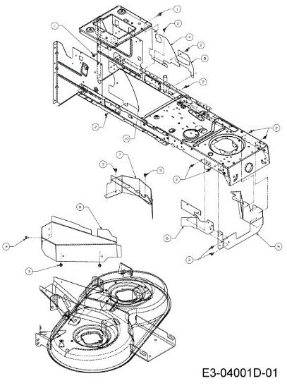 Belts guard KOMMAND 92/13,5 T Cat. 2013 Garden tractor