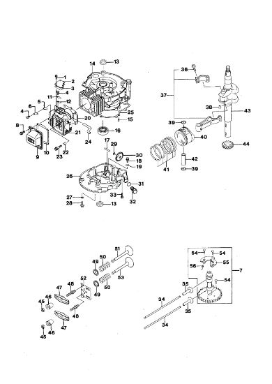 Engine MR 474 TKV Lawnmower