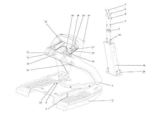 Hood panel EF 106S/24H 4X4 Cat.2013 Garden tractor