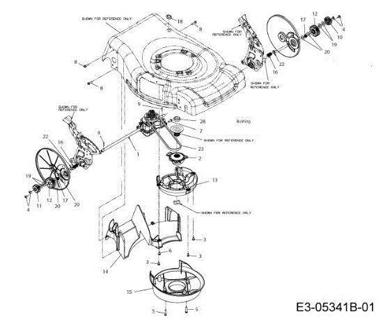 Rear axle LR 55 VBX 4-IN-1 Cat. 2013 Lawnmower
