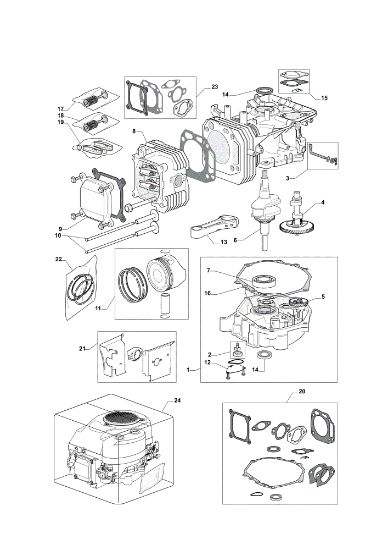 Engine assy EF 91PLUS/14,5K M Cat.2013 Garden tractor
