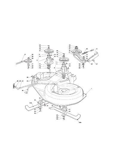 Cutting plate (2) EF 91PLUS/14,5K H Cat.2013 Garden tractor