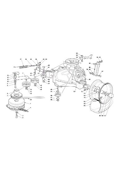 Transmission EF 101C/16K H Cat.2013 Garden tractor