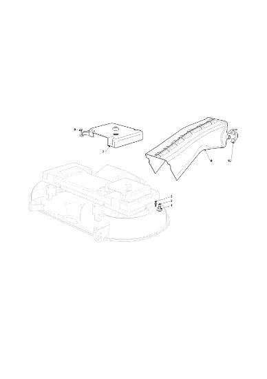 Belt guard (Only for French market) EF 101C/16K H Cat.2013 Garden tractor