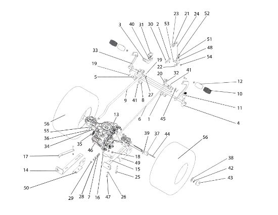 Transmission EF 92S/13H Cat.2014 Garden tractor