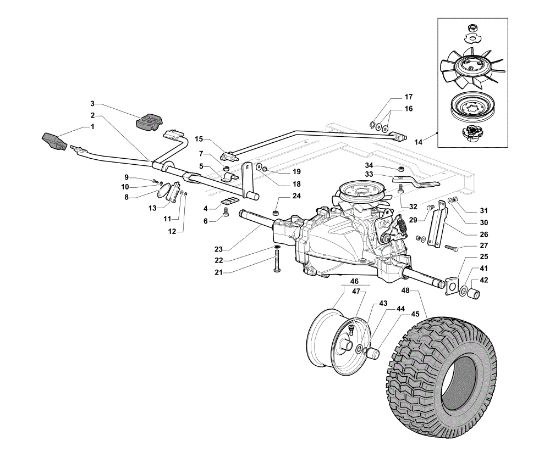 Transmission EF 84/14,5 K H Cat. 2014 Garden tractor