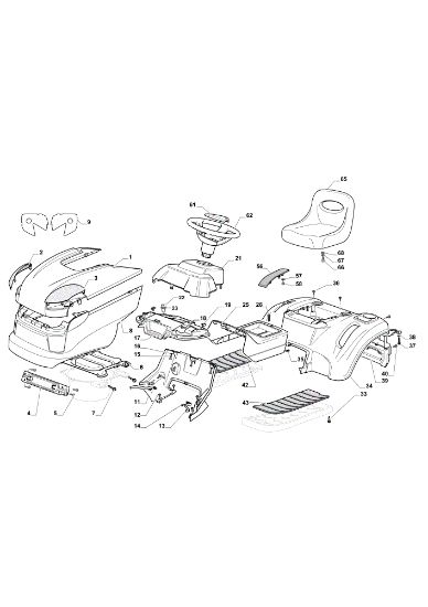 Body EF 98L/14,5 K H Cat. 2015 Garden tractor