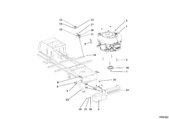 Engine EF 92/13H Cat.2015 Garden tractor