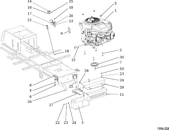 Engine EF 92/16H Cat.2015 Garden tractor