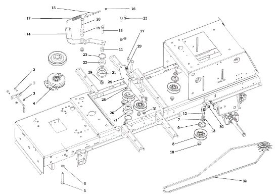 Clutch pulley EF 106/24 KH (K2400AVD V-twin) Cat. 2015 Garden tractor
