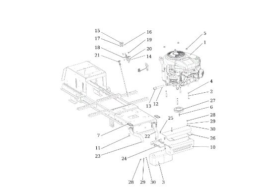 Engine EF 92/24 KH (K2400AVD TWIN) Cat.2017 Garden tractor