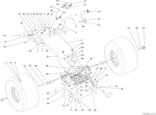 Transmission EF 106/16 KH (K1600AVD) Cat. 2017 Garden tractor