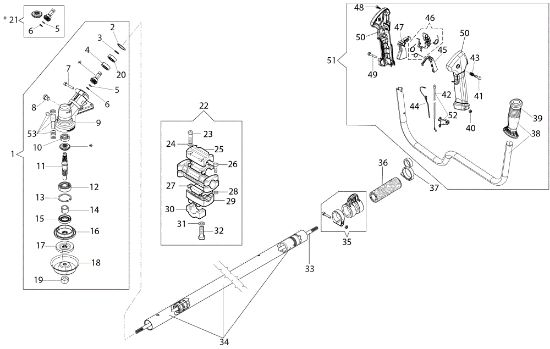 Transmission DS 5300 T Brushcutter