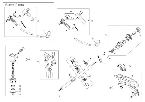 Transmission DSH 400 T Brushcutter