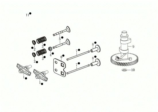 Reed valve kit LR 53 TK ALL ROAD PLUS 4 (K805) EURO 5 Lawnmower