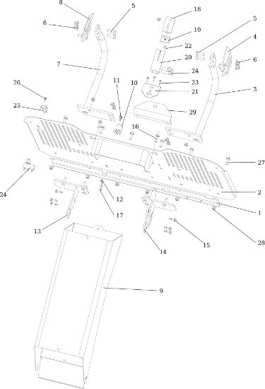 Chute and collector assy EF 106/22 HP Cat. 2019 Garden tractor