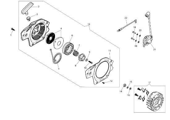 Ignition system MTH 4000 (Euro 2) Chainsaw