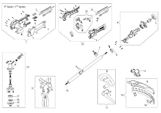 Transmission DSH 2500 S Brushcutter