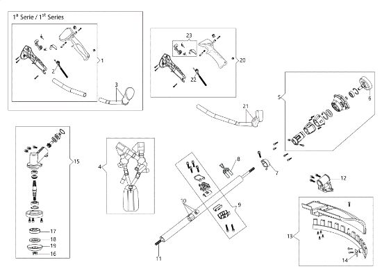 Transmission DSH 2500 T Brushcutter