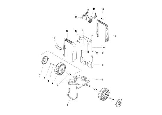 Frame assembly IP 2500 HS High-pressure washer