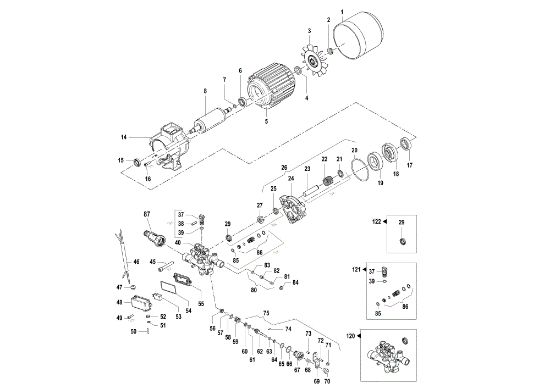 Water pump IP 2500 HS High-pressure washer