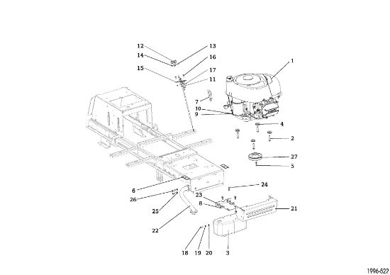 Engine EF 92/16KH (K1600AVD) Cat.2020 Garden tractor