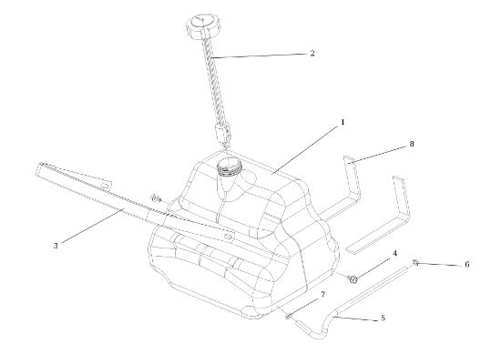 Tank TUAREG 92 EVO (K2400AVD V-Twin - EURO5) Cat.2021 Garden tractor