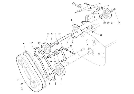 Transmission DR50 (K800H) Flail mowers