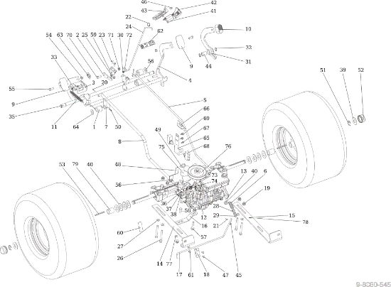 Transmission EF 110/24 KHH (K2400AVD V-twin - EURO5) Cat. 2022 Garden tractor