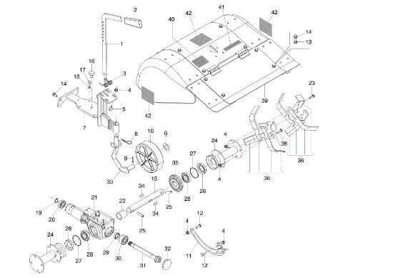 60 cm rotor with adjustable cowling and quickfit connection 69219089 405 S Rotary cultivator