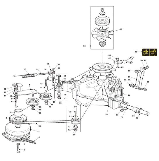 Transmission GLX 20-92 H2 Garden tractor