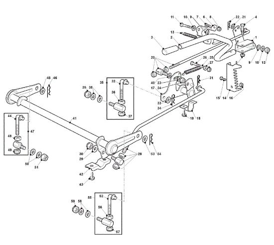 Cutting plate lifting GLX 20-92 H2 Garden tractor