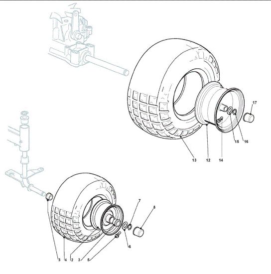 Wheels GLX 20-92 H2 Garden tractor