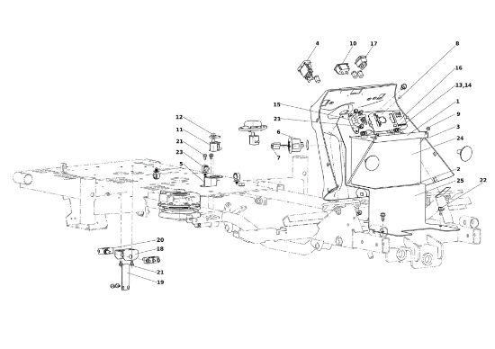 Electrical parts TUAREG 92 EVO Cat.2023 Garden tractor