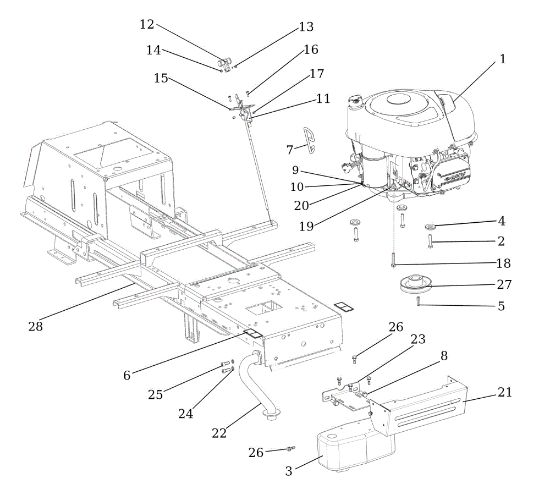 Engine EF 92/16KH (K1600AVD) Cat.2023 Garden tractor