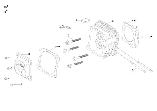 Top cover EF 106/16 KH (K1600AVD - EURO5) Cat. 2023 Garden tractor