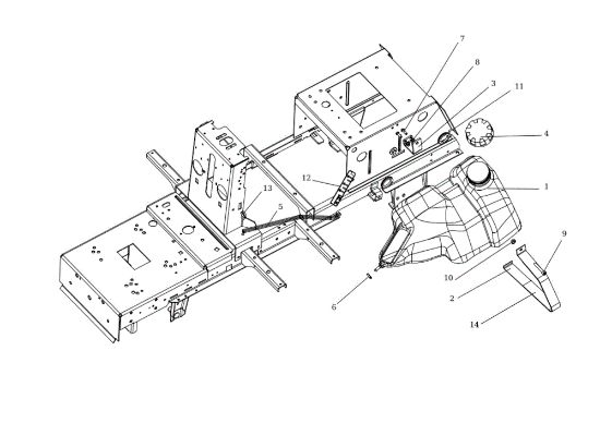 Tank Tonkawa 26 (Kawasaki) Cat.2023 Garden tractor