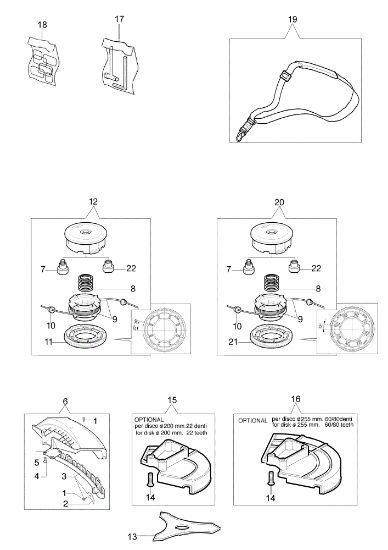 Accessories 8460 IC Brushcutter