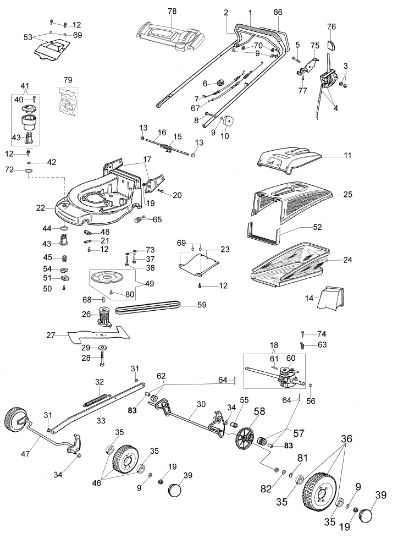 Illustrated parts list (From June 07) AR 48 TBX Plus-Cut Lawnmower