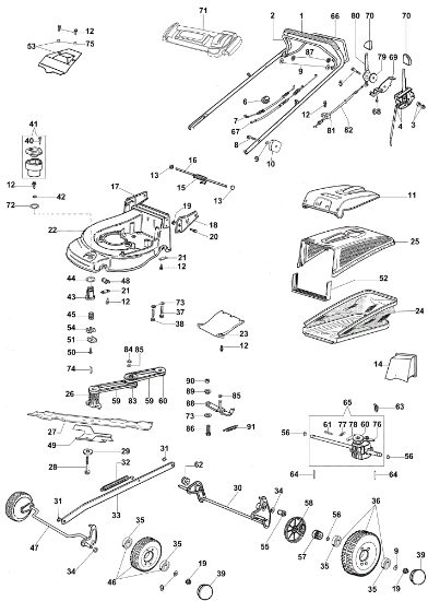 Illustrated parts list (Until May 07) AR 48 VBX Plus-Cut Lawnmower