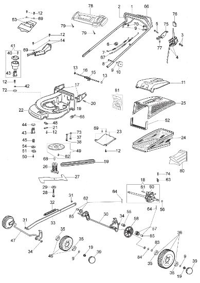 Illustrated parts list (From June 07) AR 53 TBX Plus-Cut Lawnmower