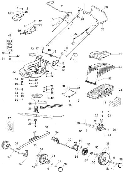 Illustrated parts list (From June 07) AR 53 TBXM Plus-Cut Lawnmower