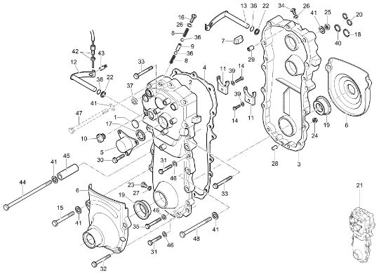Speed-change gear box TN 5500 HR (Italia) Transporter