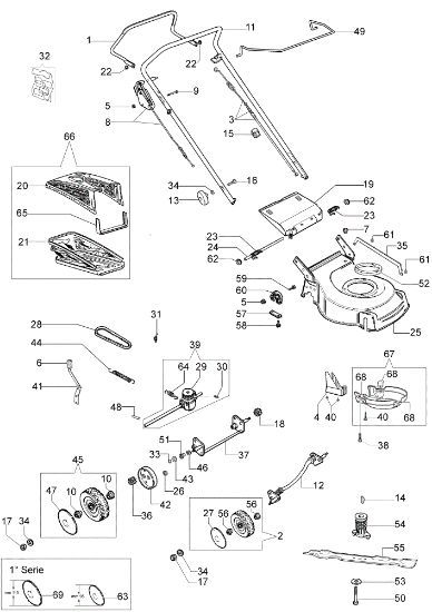 Illustrated parts list (From June 07) LR 48 TBXM Lawnmower