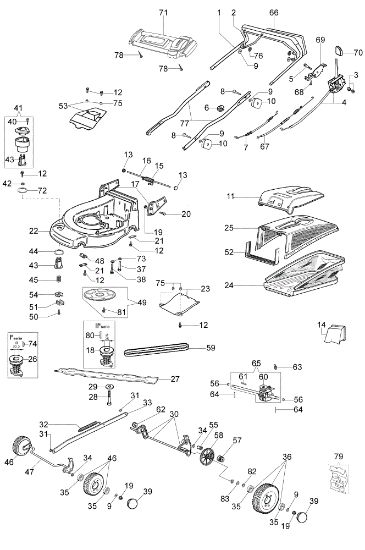 Illustrated parts list (From June 07) AR 44 TH Plus-Cut Lawnmower